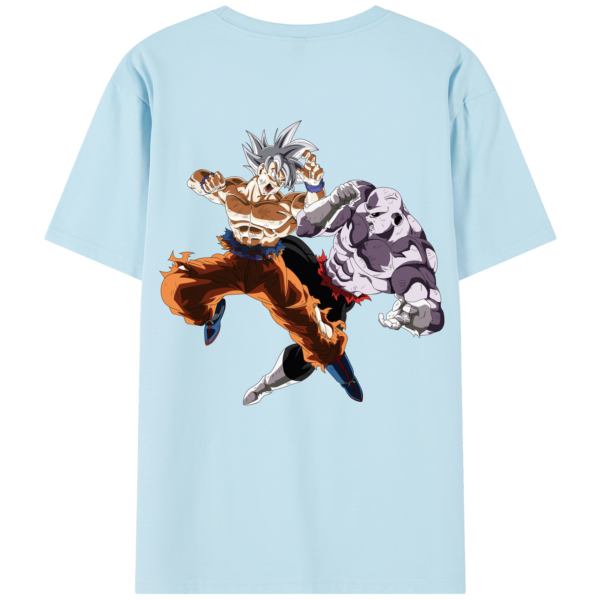 （画像用） ドラゴンボール 孫悟空（そん ごくう）Son Goku カカロット DRAGON BALL Kakarotto 綿100％半袖Tシャツ（背面プリント）